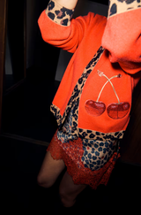 Cherry Holly Cardigan