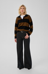 Jola Knit Polo Pullover