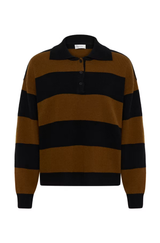 Jola Knit Polo Pullover