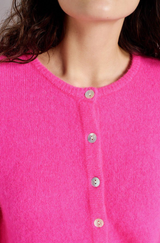 Vito Cardigan in Fluoro Pink