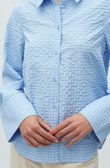 Phoebe Check Shirt in Blue