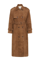 Tara Suede Trench