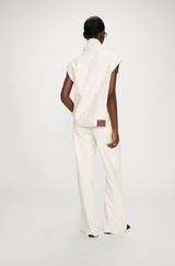 Vallonia Sleeveless  Creme Denim