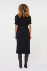 Anora Black Knit dress