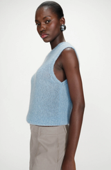Vollo Knit Vest Blue