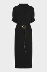 Anora Black Knit dress