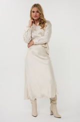 Ember Crinkle Satin skirt