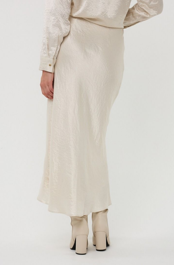 Ember Crinkle Satin skirt