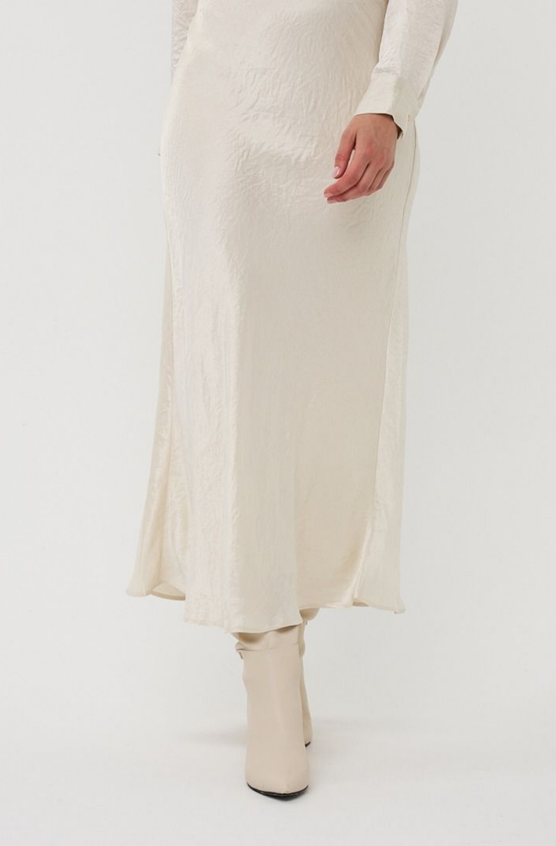 Ember Crinkle Satin skirt