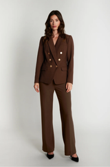 Olana Wide pants Chocolate