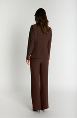 Olana Wide pants Chocolate