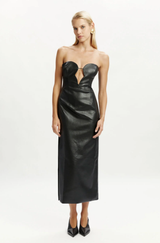 Eleni Vegan Leather Dress