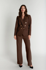 Olana Wide pants Chocolate