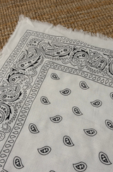 Snowbird Bandana Scarf Ivory