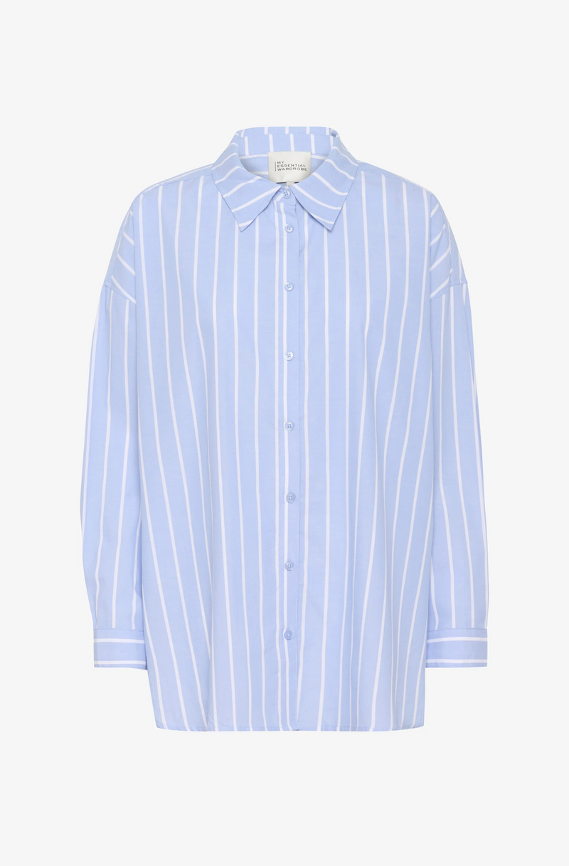 Kiona Striped Shirt Blue