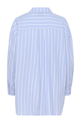 Kiona Striped Shirt Blue