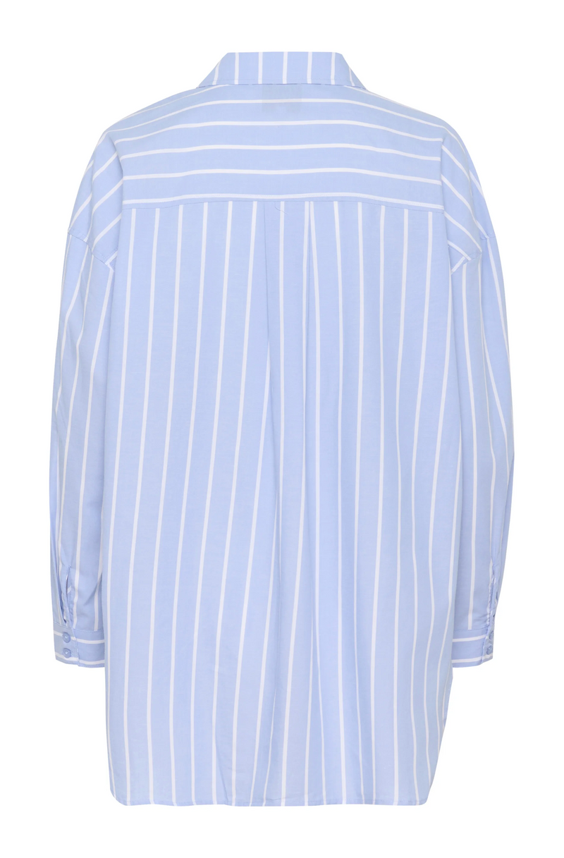 Kiona Striped Shirt Blue