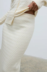 Iliana Cable Knit Skirt