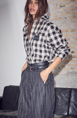 Early haute Check Shirt