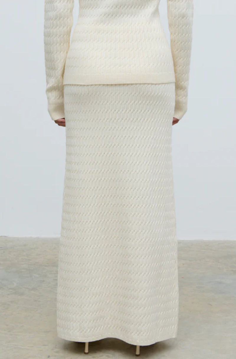 Iliana Cable Knit Skirt