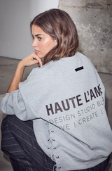 New Studio Tie Sweat Grey