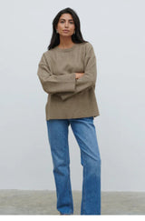 Finnity Slouchy Crew Neck Knit Jumper