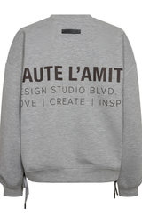 New Studio Tie Sweat Grey