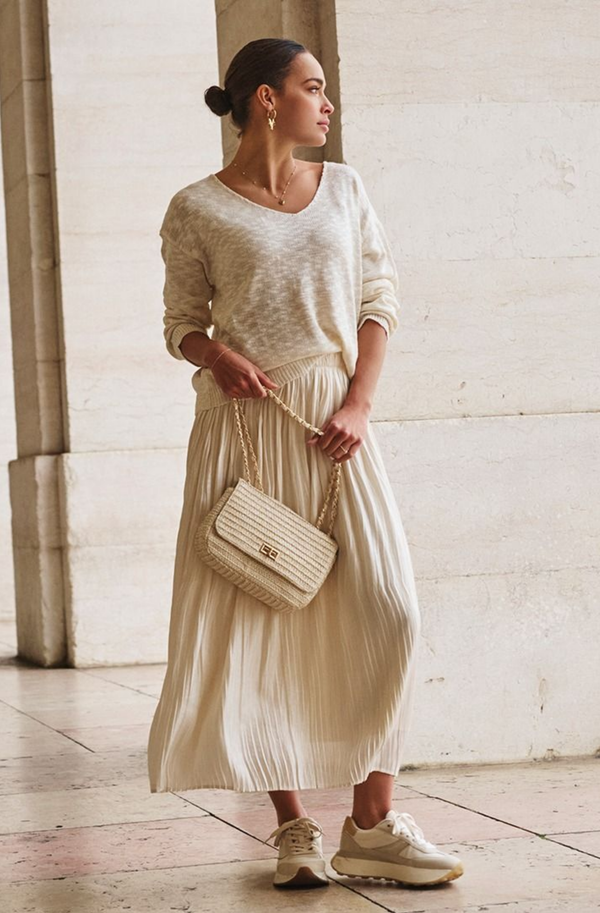 Plisse midi