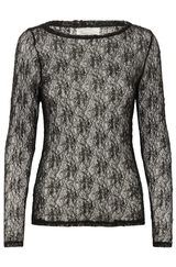 Rita Boat Neck Black