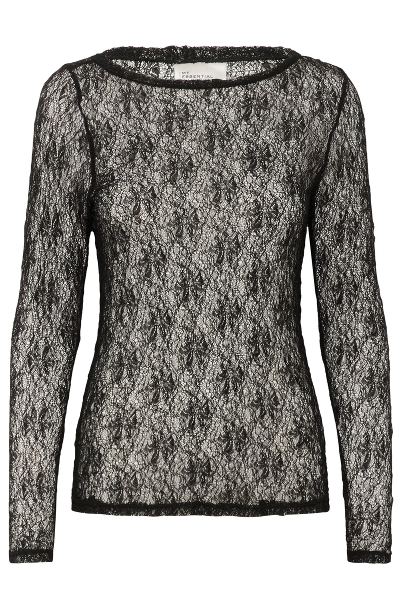 Rita Boat Neck Black