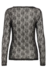 Rita Boat Neck Black