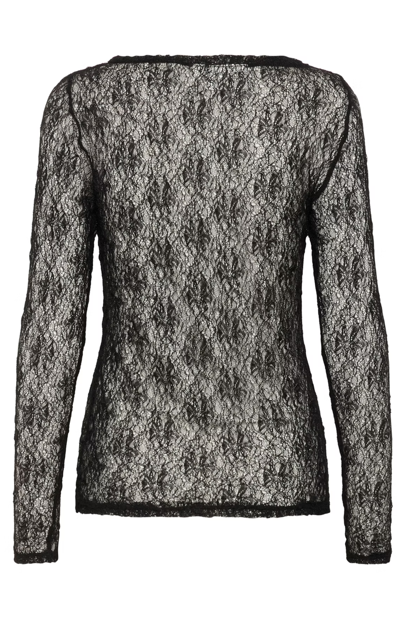 Rita Boat Neck Black