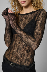 Rita Boat Neck Black