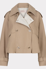Frieda Cropped Trench