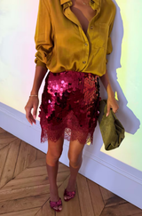 Maeva Sequin Skirt