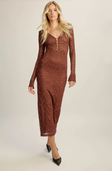 Zenia Long sleeve Midi