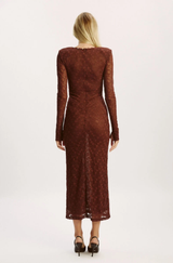 Zenia Long sleeve Midi