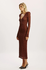 Zenia Long sleeve Midi