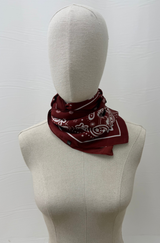 Alta Bandana Scarf  Burnt Red