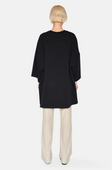 Norah Premium Sweatshirt Tee Black