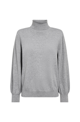 Cory Padded polo Knit Grey