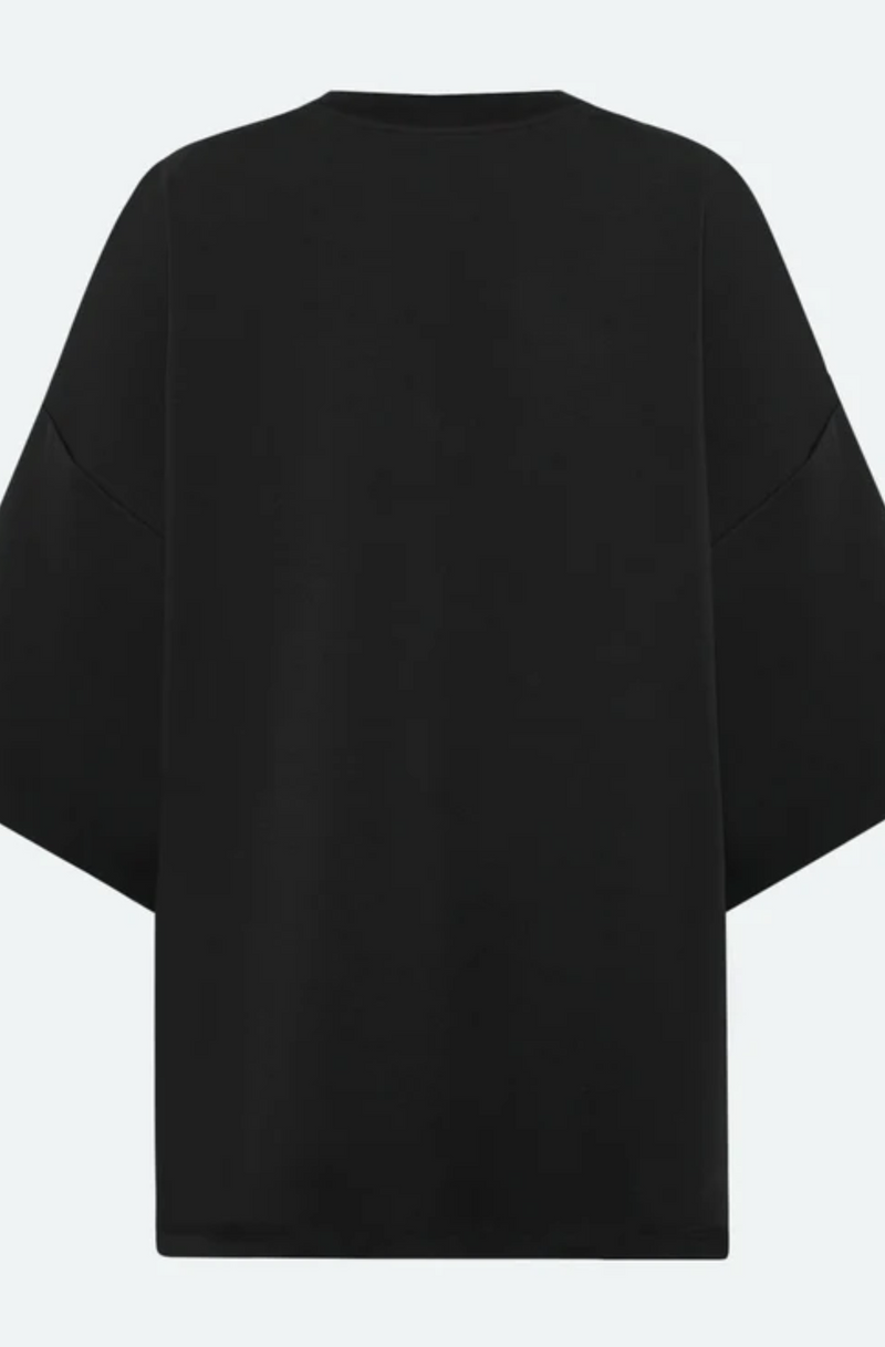 Norah Premium Sweatshirt Tee Black
