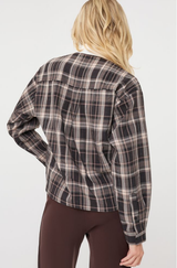 Dila Check Blouse