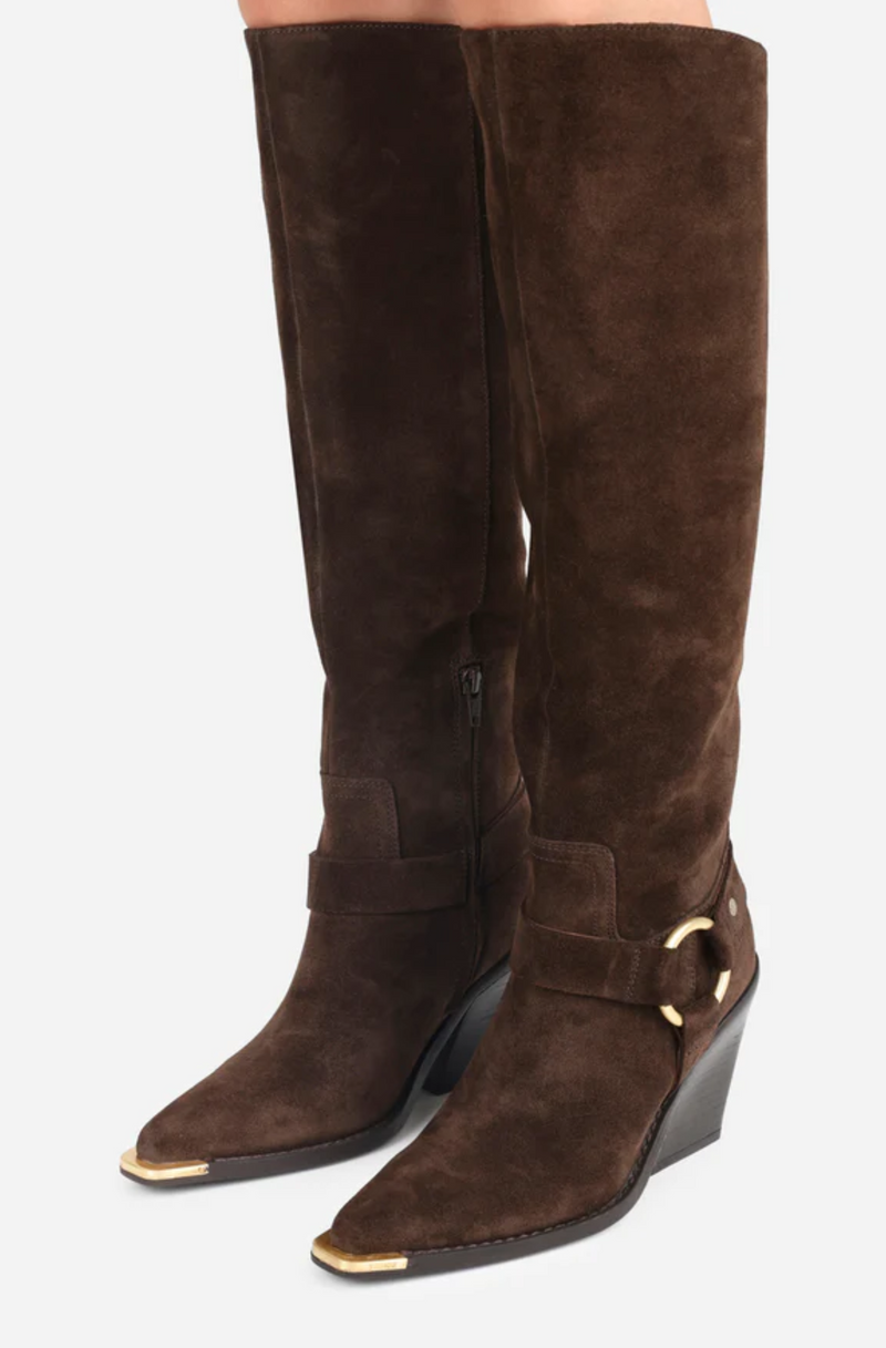 Kole Suede Knee Boots