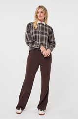 Dila Check Blouse