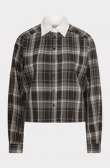 Dila Check Blouse