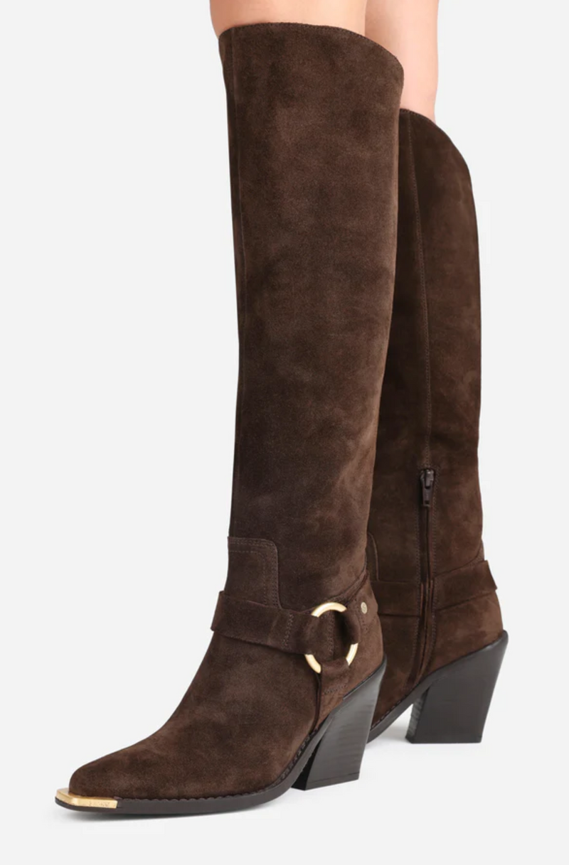 Kole Suede Knee Boots