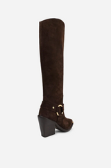 Kole Suede Knee Boots