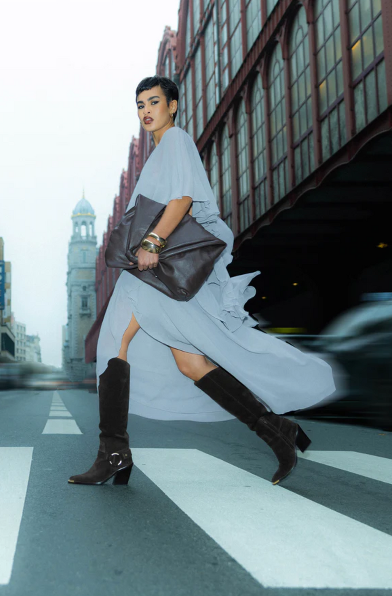 Kole Suede Knee Boots