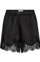 Vivian Lace Shorts-Black